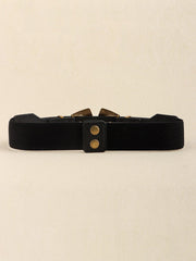 Double Buckle PU Leather Belt - 808Lush