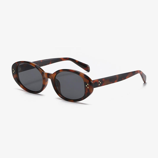 Polycarbonate Frame Oval Sunglasses - 808Lush
