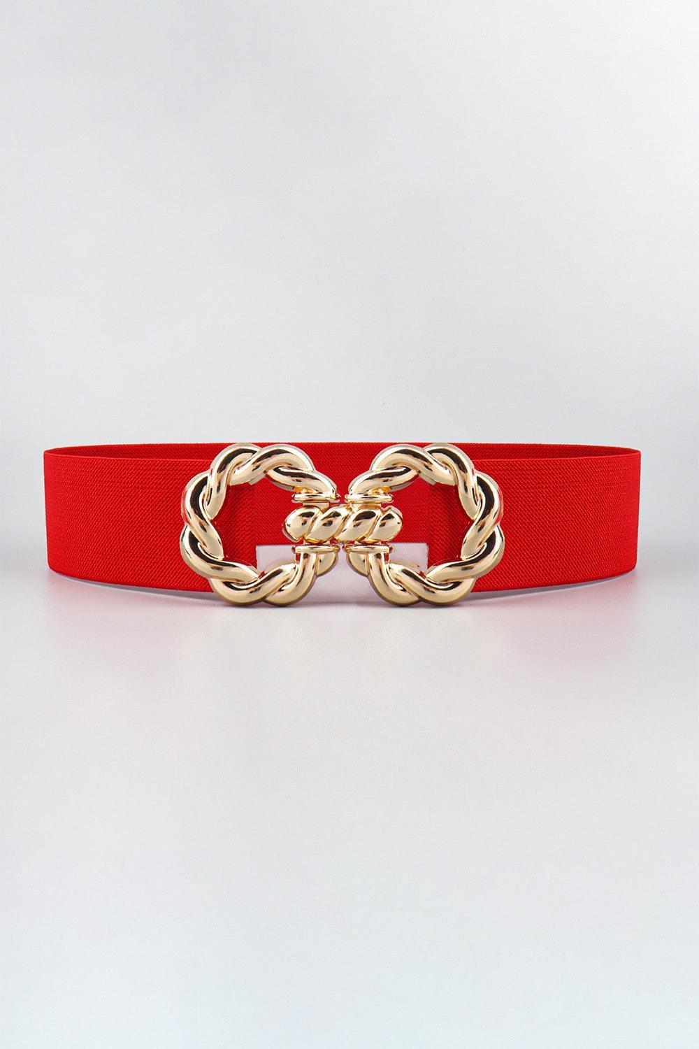 Zinc Alloy Buckle Elastic Belt - 808Lush