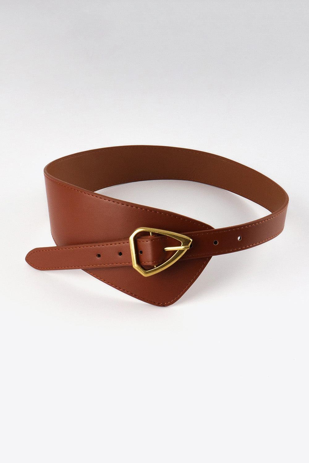 Irregular PU Leather Belt - 808Lush