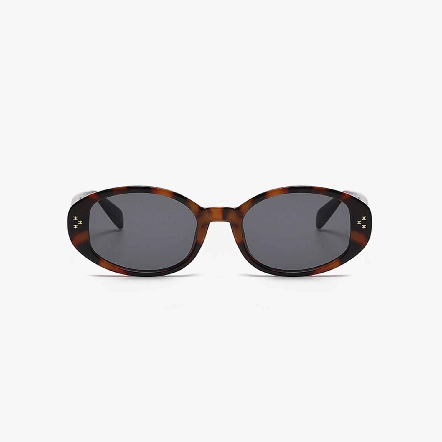 Polycarbonate Frame Oval Sunglasses - 808Lush