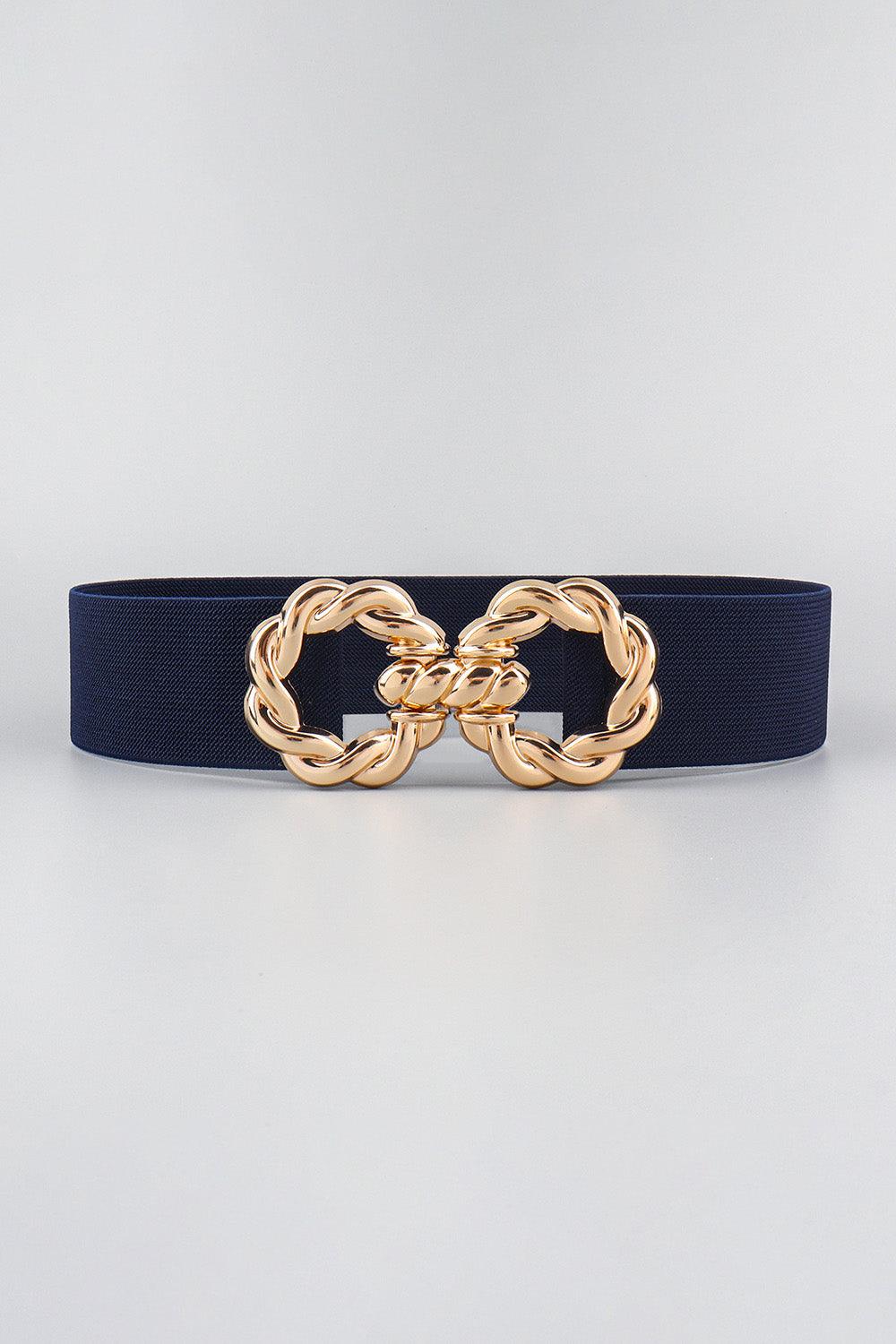 Zinc Alloy Buckle Elastic Belt - 808Lush