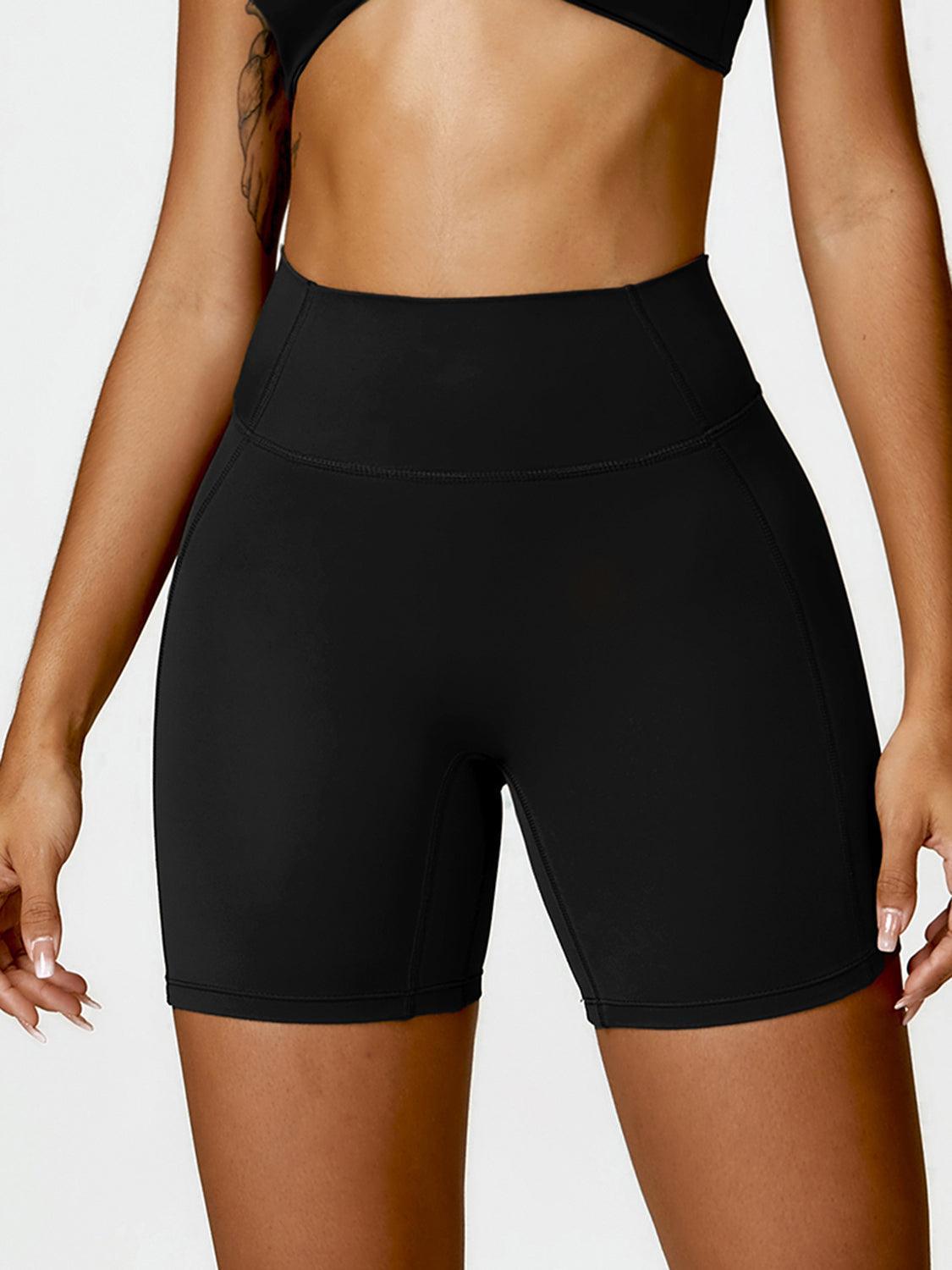 High Waist Active Shorts - 808Lush