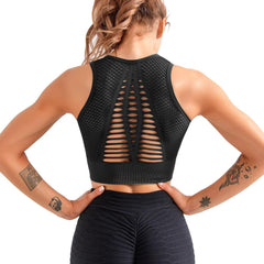 Back Seamless Shockproof Yoga Sports Bra