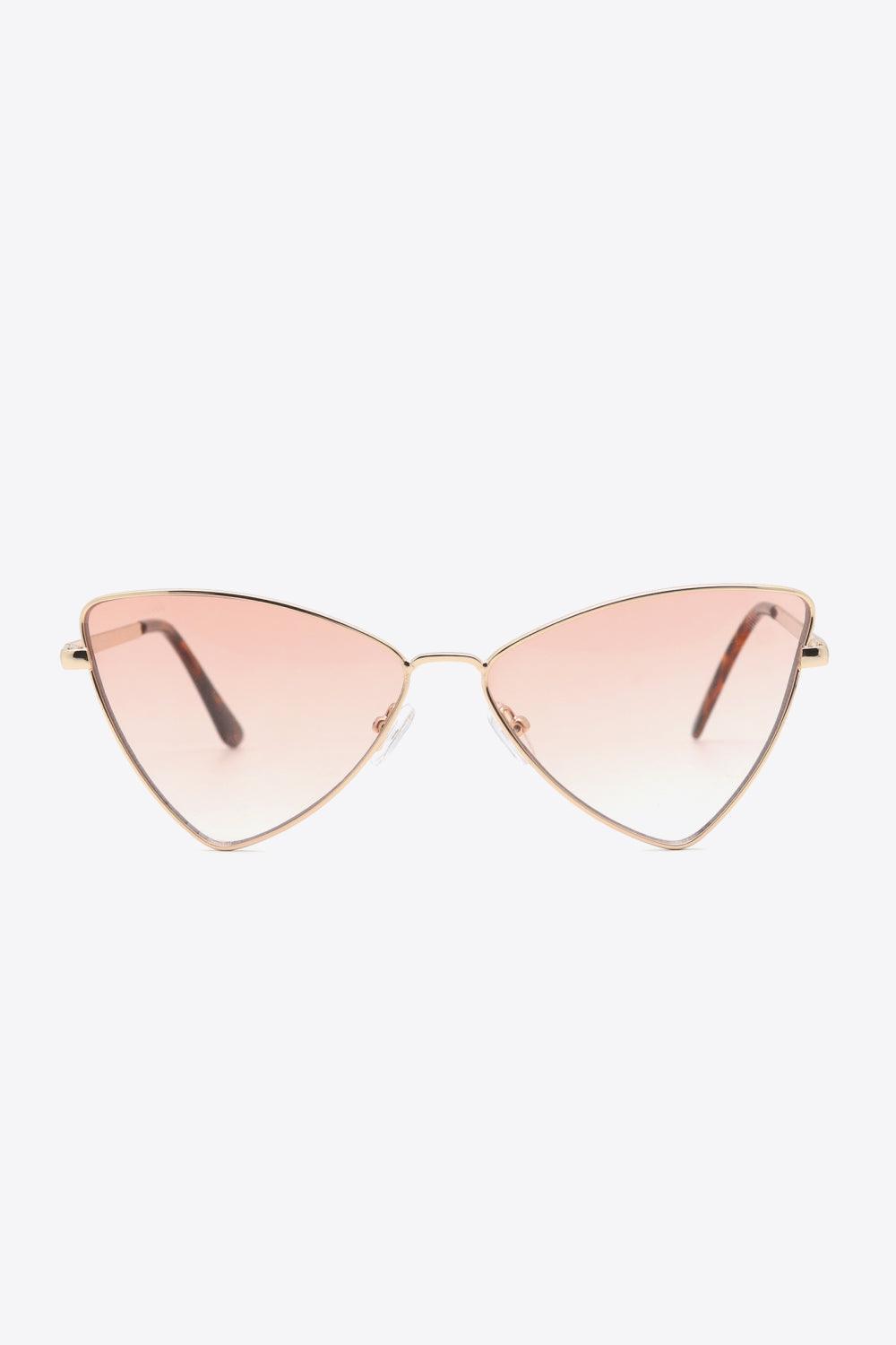 Metal Frame Cat-Eye Sunglasses - 808Lush