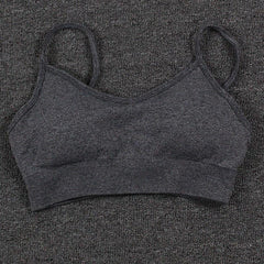 Seamless Thin Strap Sports Bra Yoga