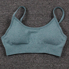 Seamless Thin Strap Sports Bra Yoga