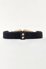 Symmetrical Zinc Alloy Buckle PU Leather Belt - 808Lush