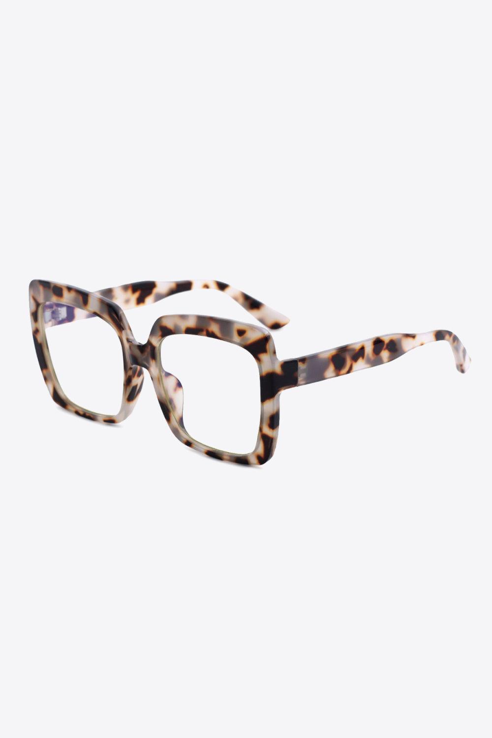 Tortoiseshell Full Rim Square Sunglasses - 808Lush