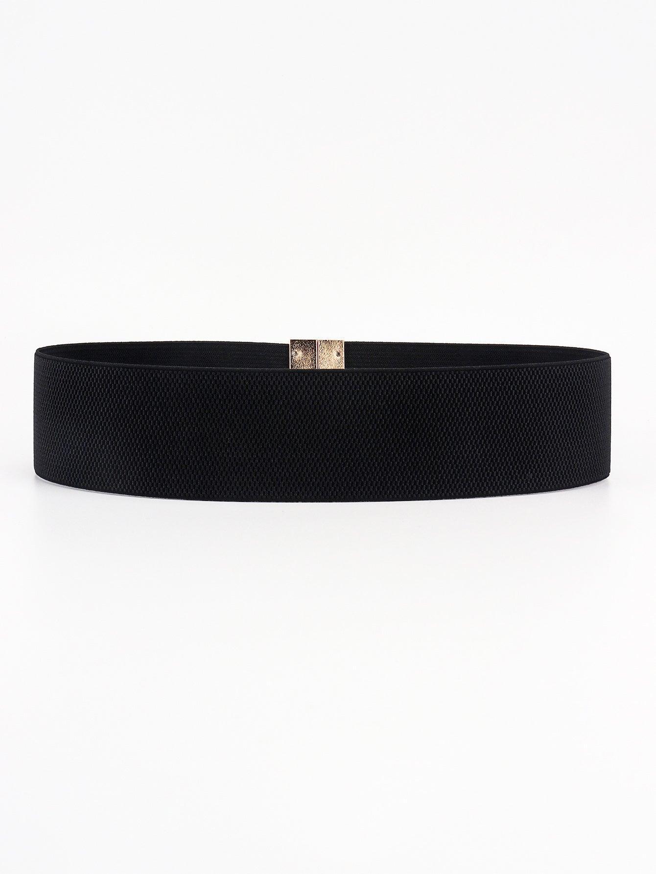 Alloy Buckle Elastic Belt - 808Lush