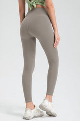 Wide Waistband High Waist Sport Leggings - 808Lush