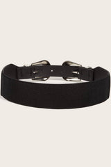 Double Buckle PU Leather Belt - 808Lush