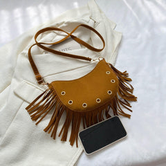 Fringe Detail Crossbody Bag - 808Lush