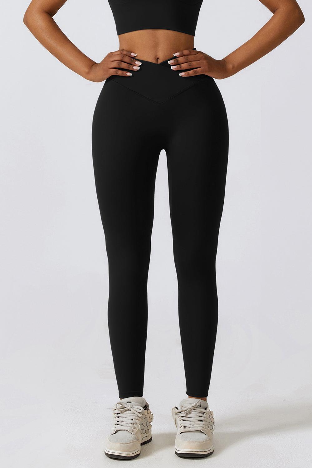 V-Waistband Sports Leggings - 808Lush