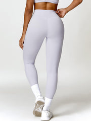 Twisted High Waist Active Pants with Pockets - 808Lush