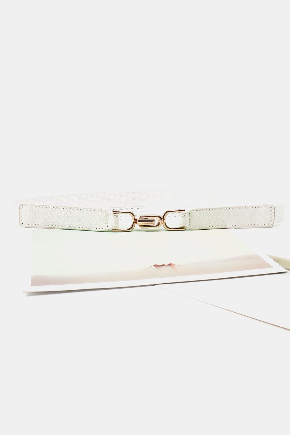 Alloy Buckle Elastic Belt - 808Lush