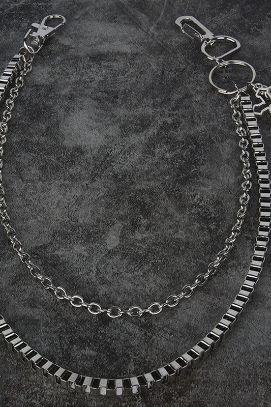 Double-Layered Cross Waist Chain - 808Lush