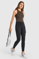 High Waist Ankle-Length Yoga Leggings - 808Lush