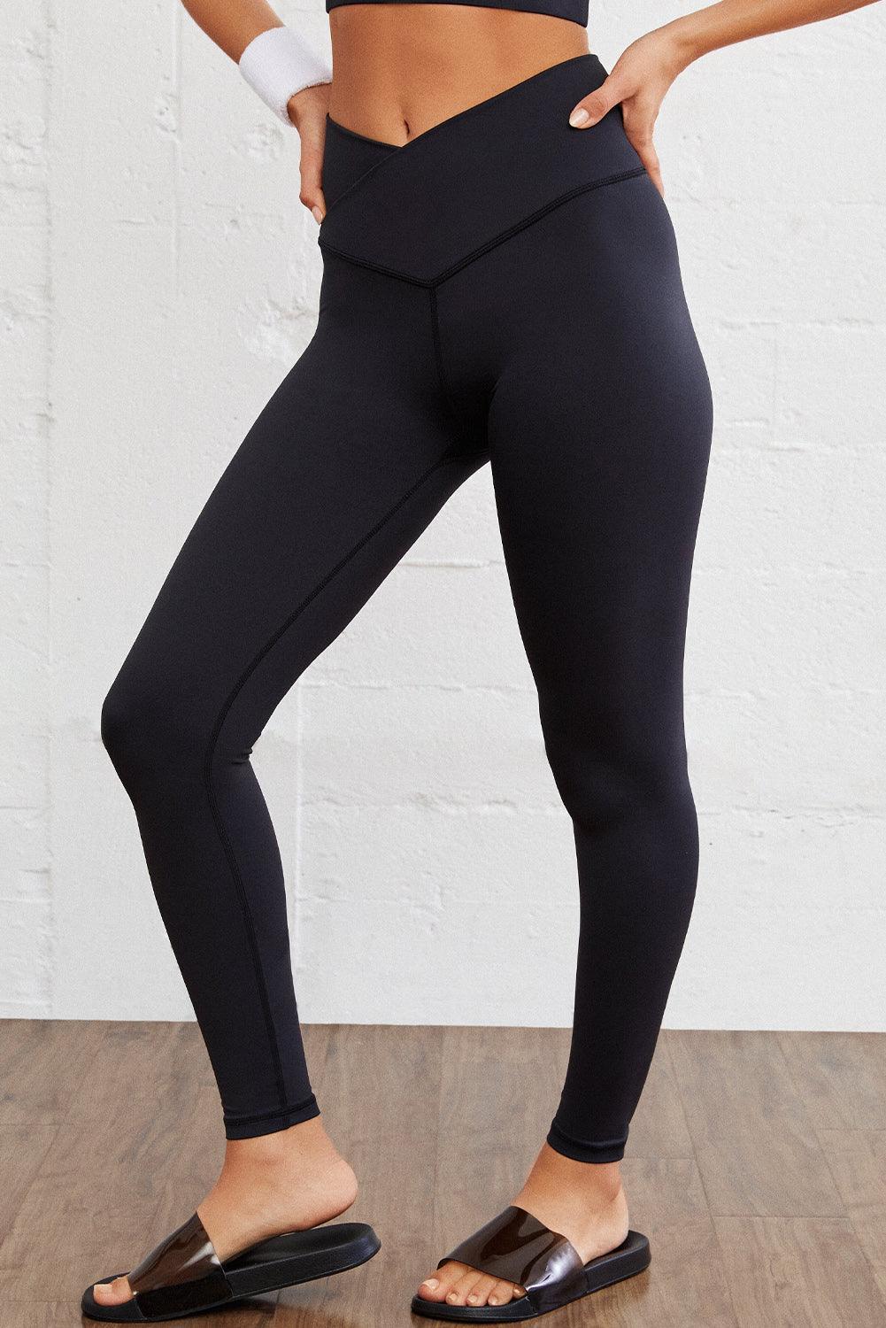 Wide Waistband Slim Fit Sports Pants - 808Lush