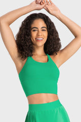 Crisscross Back Ladder Detail Sports Bra - 808Lush