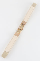 Geometric Double Buckle Elastic Belt - 808Lush