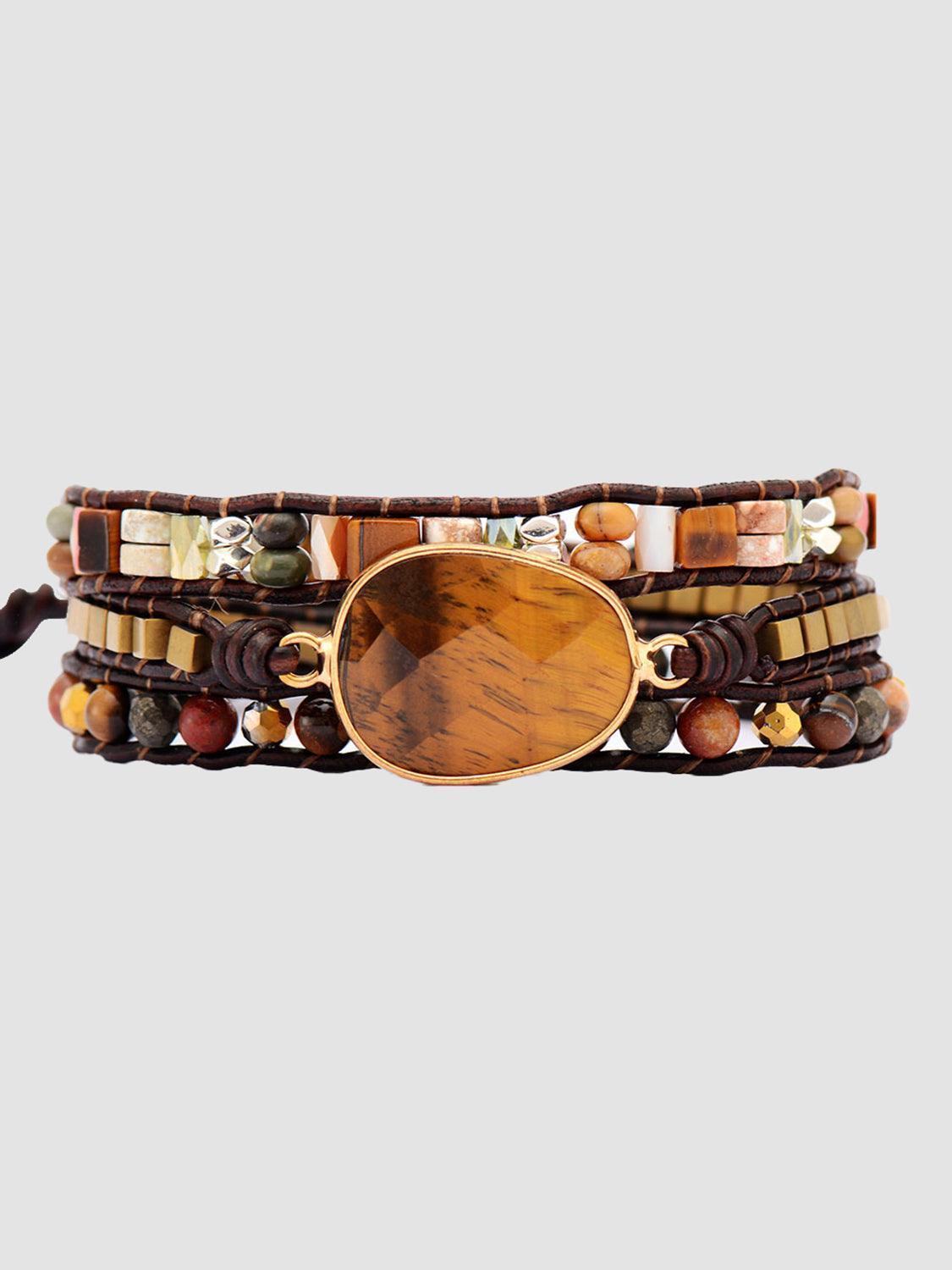 Geometrical Shape Triple-Layer Bracelet - 808Lush