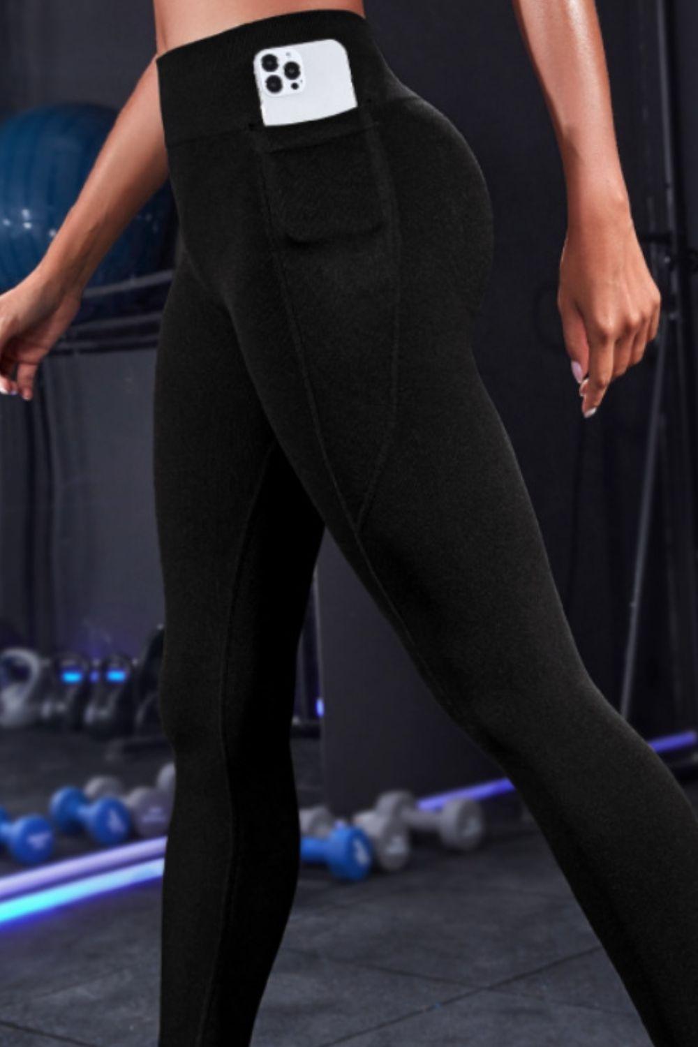 Wide Waistband Sports Leggings - 808Lush