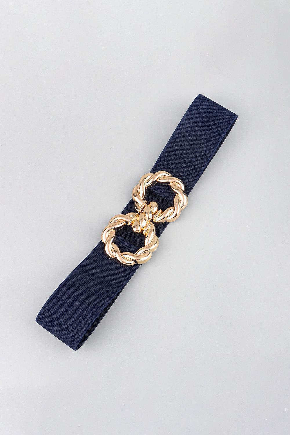 Zinc Alloy Buckle Elastic Belt - 808Lush