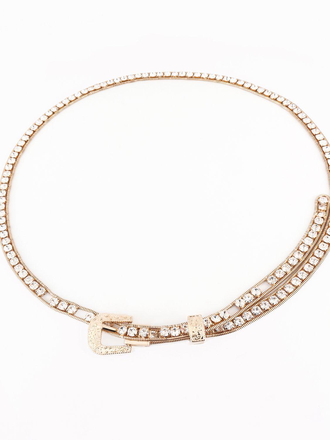 Rhinestone Metal Belt - 808Lush