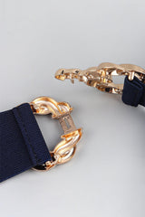 Zinc Alloy Buckle Elastic Belt - 808Lush