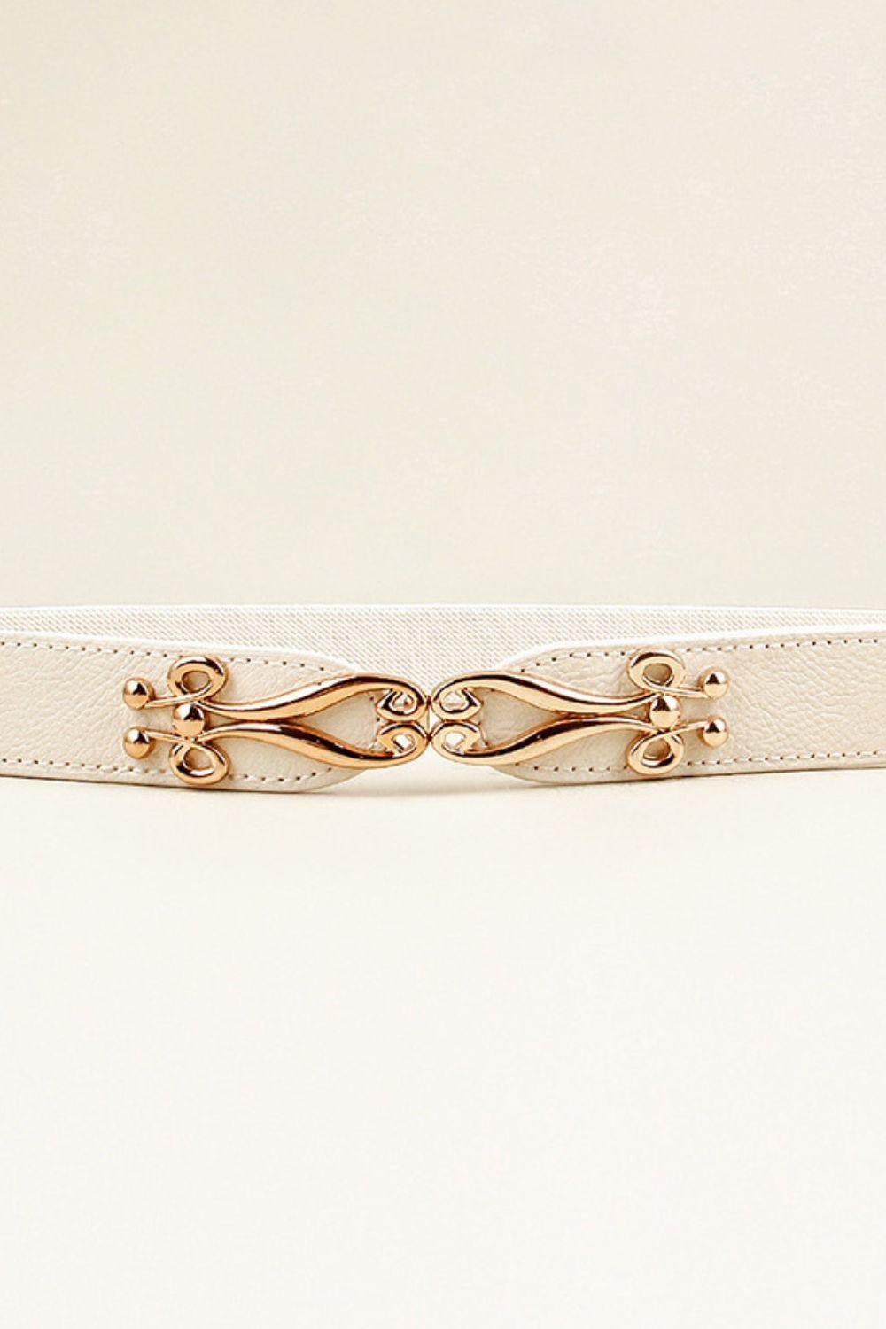 Alloy Buckle Elastic Belt - 808Lush