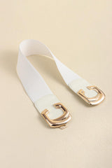 Zinc Alloy Buckle Elastic Wide Belt - 808Lush