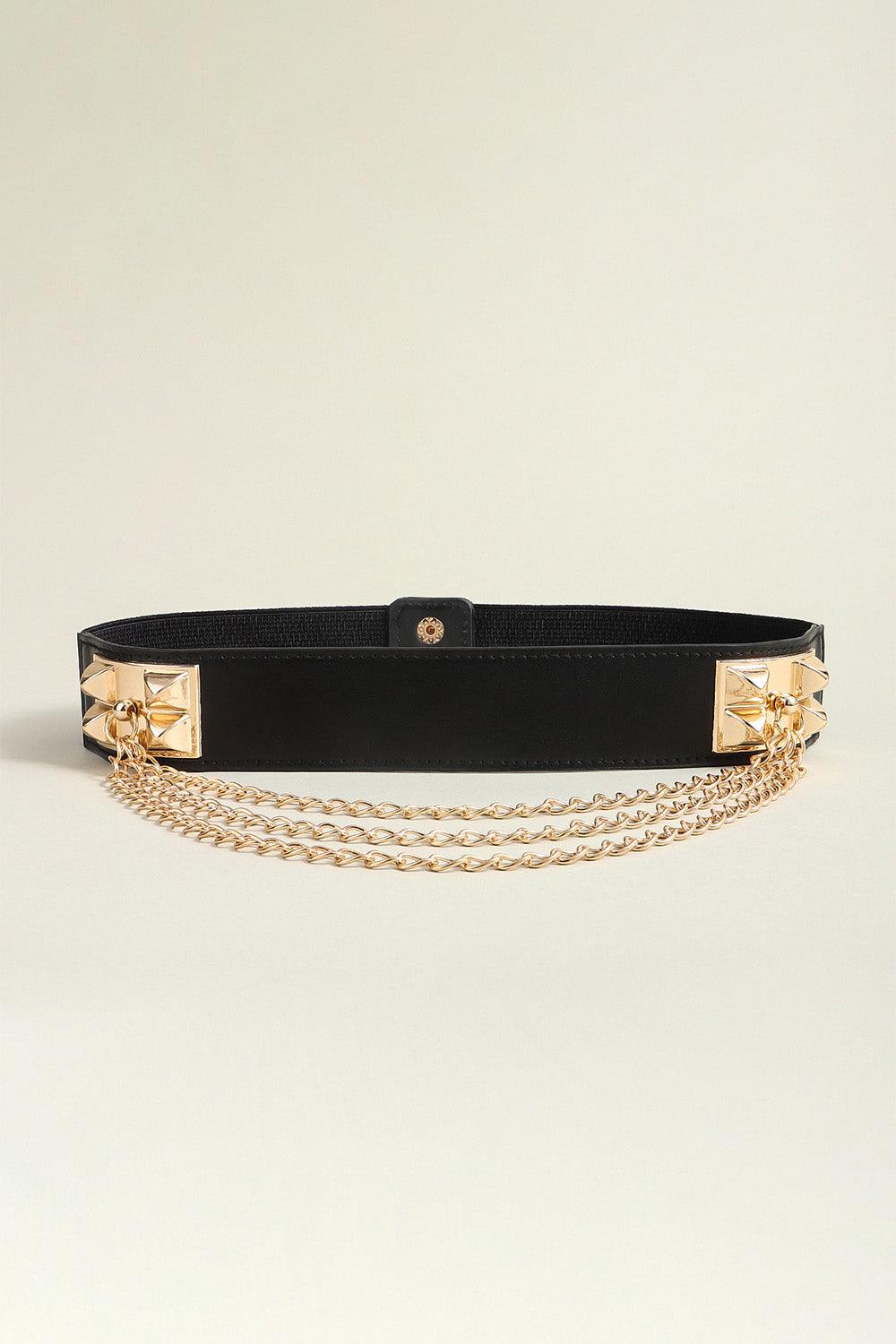 Elastic Belt with Chain - 808Lush