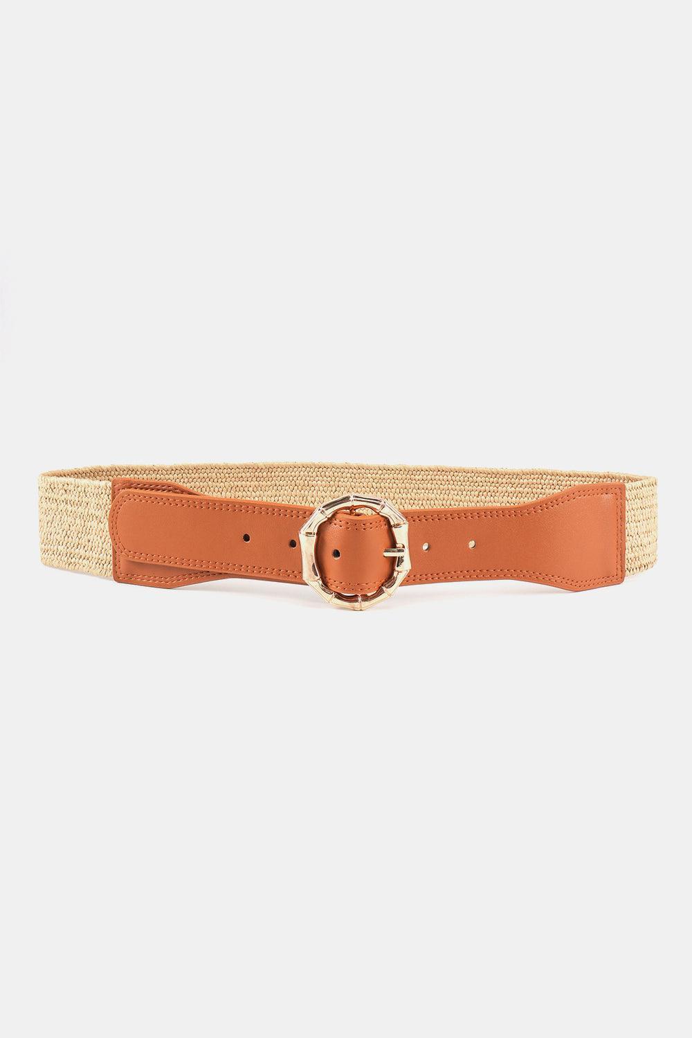 Alloy Buckle Braided Belt - 808Lush