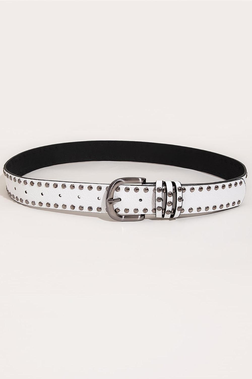 PU Leather Studded Belt - 808Lush