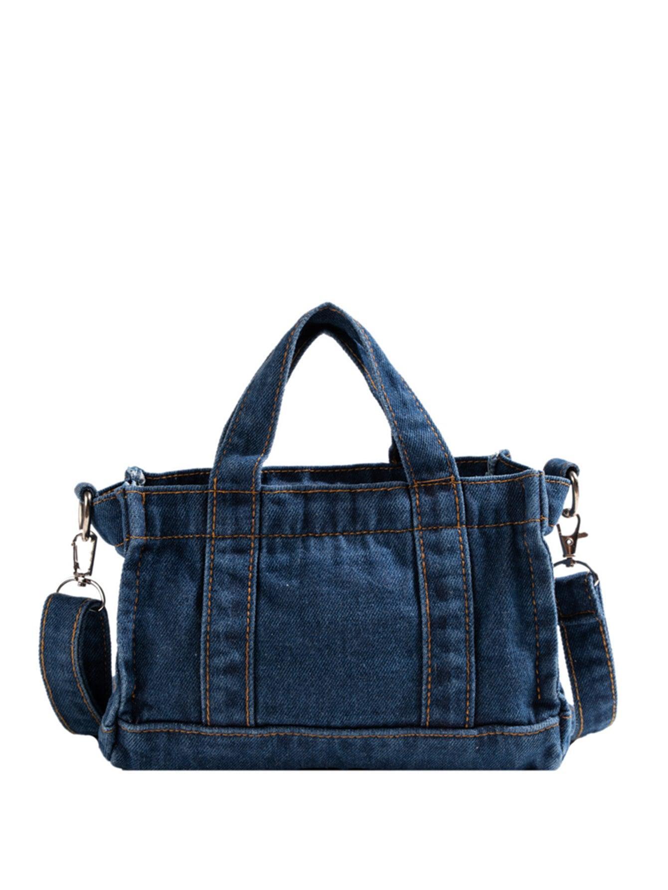 Adored Denim Shoulder Bag - 808Lush