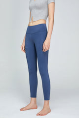 Seam Detail Wide Waistband Sports Leggings - 808Lush