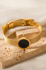 18K Gold-Plated Copper Wide Bracelet - 808Lush