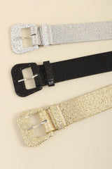 Glitter PU Leather Belt - 808Lush