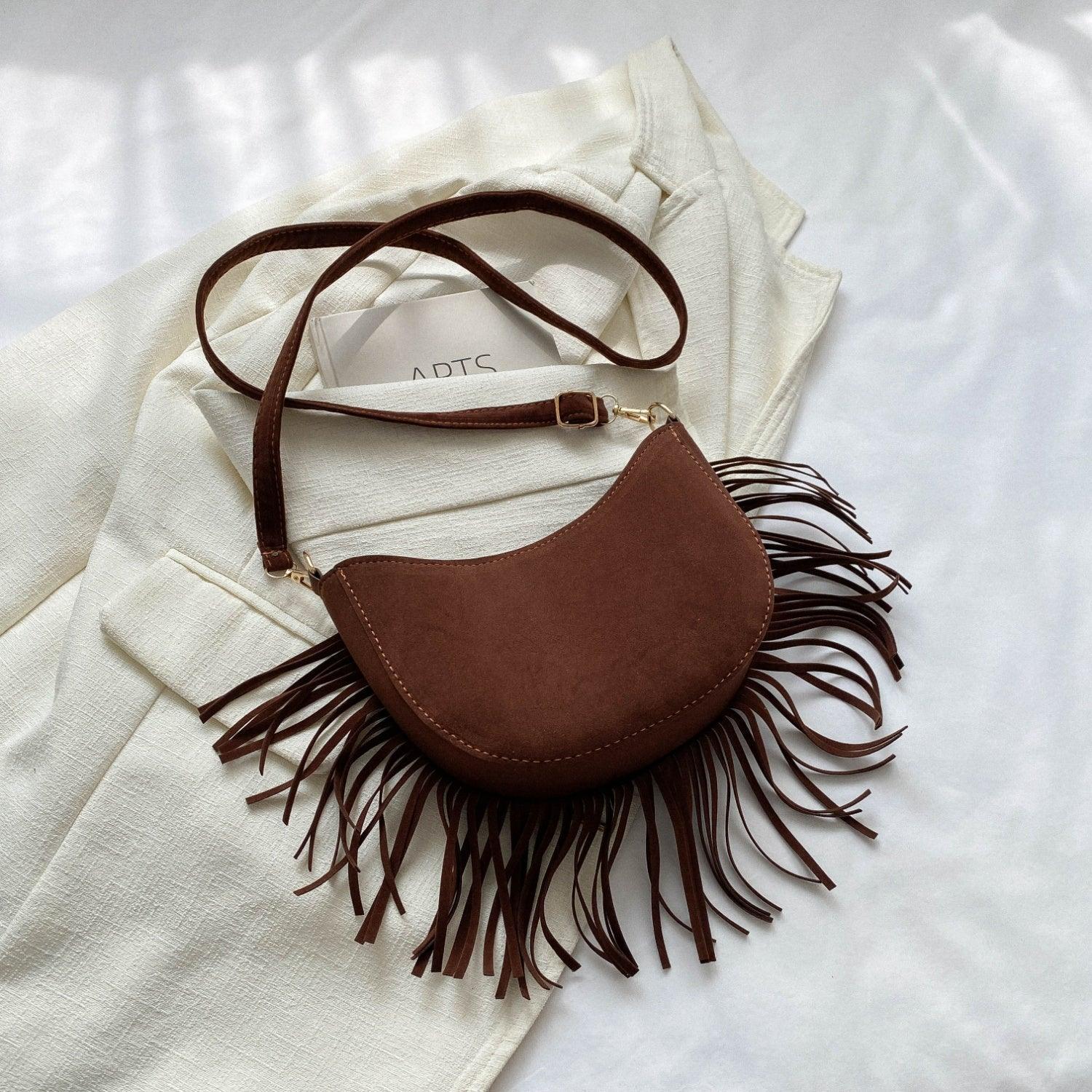 Fringe Detail Crossbody Bag - 808Lush