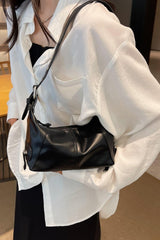 PU Leather Shoulder Bag - 808Lush