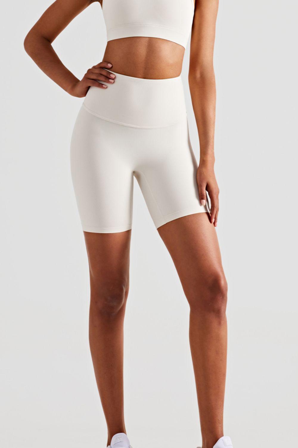 Wide Waistband Sports Shorts - 808Lush