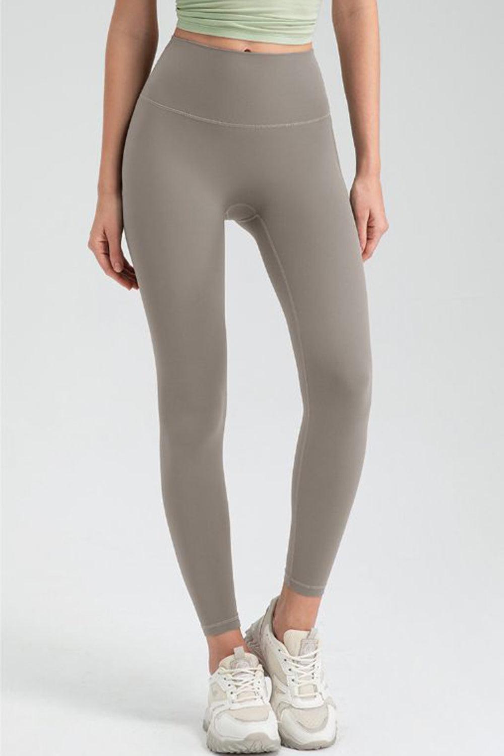 Wide Waistband High Waist Sport Leggings - 808Lush