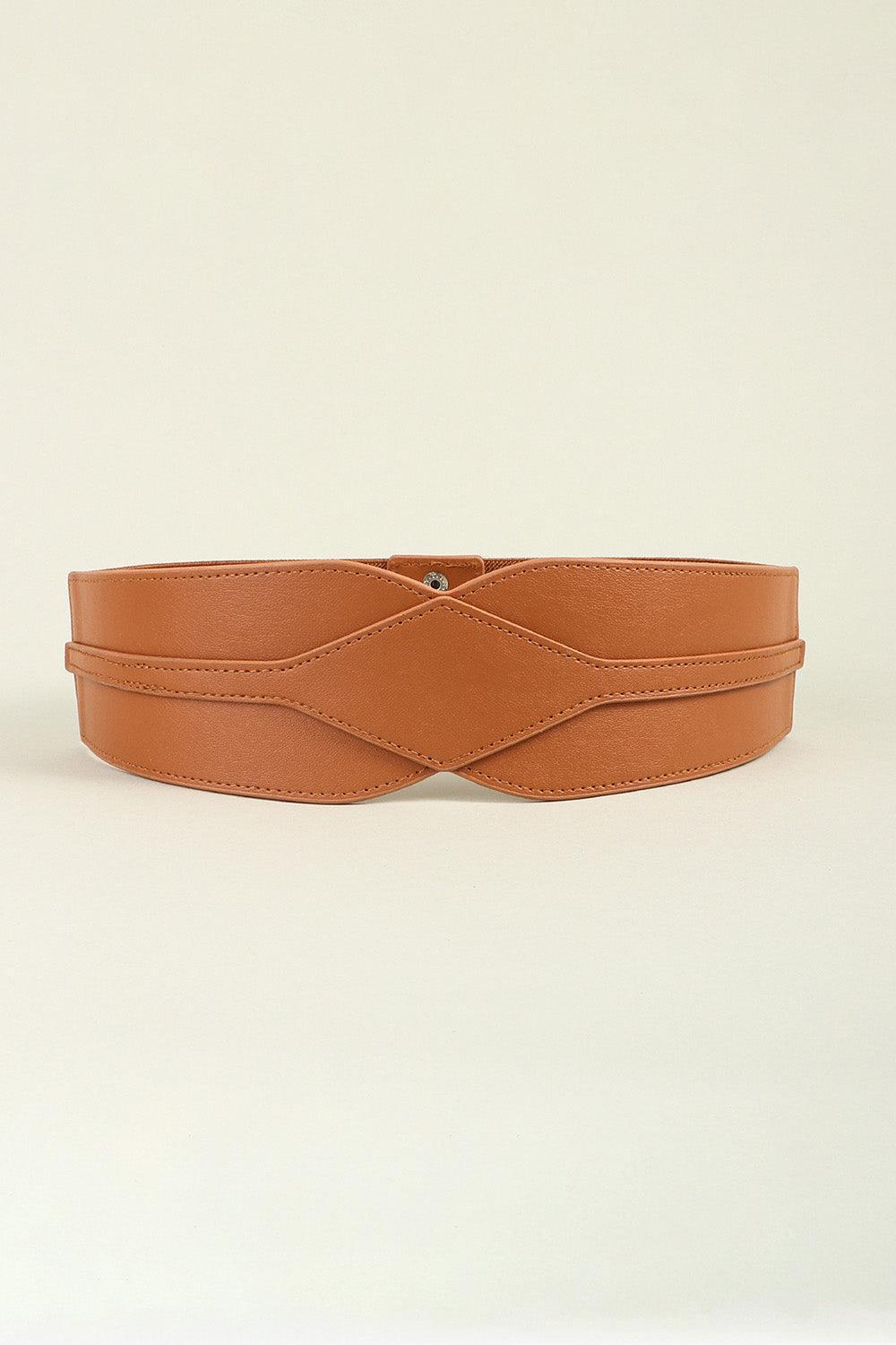 Elastic Wide PU Belt - 808Lush