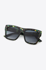 UV400 Patterned Polycarbonate Square Sunglasses - 808Lush