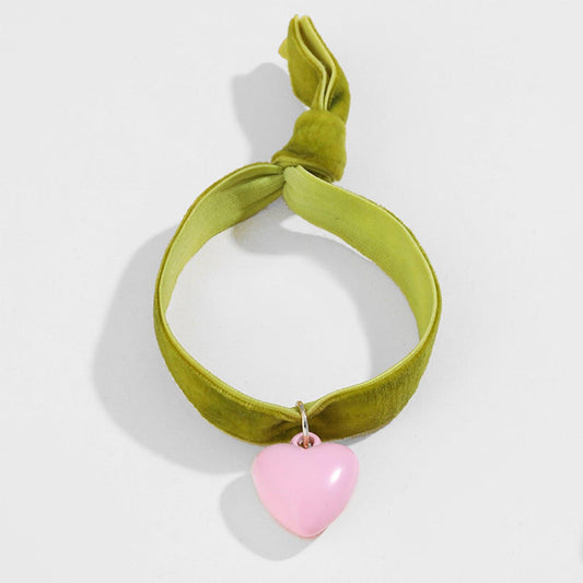 Heart Shape Elastic Rope Bracelet - 808Lush