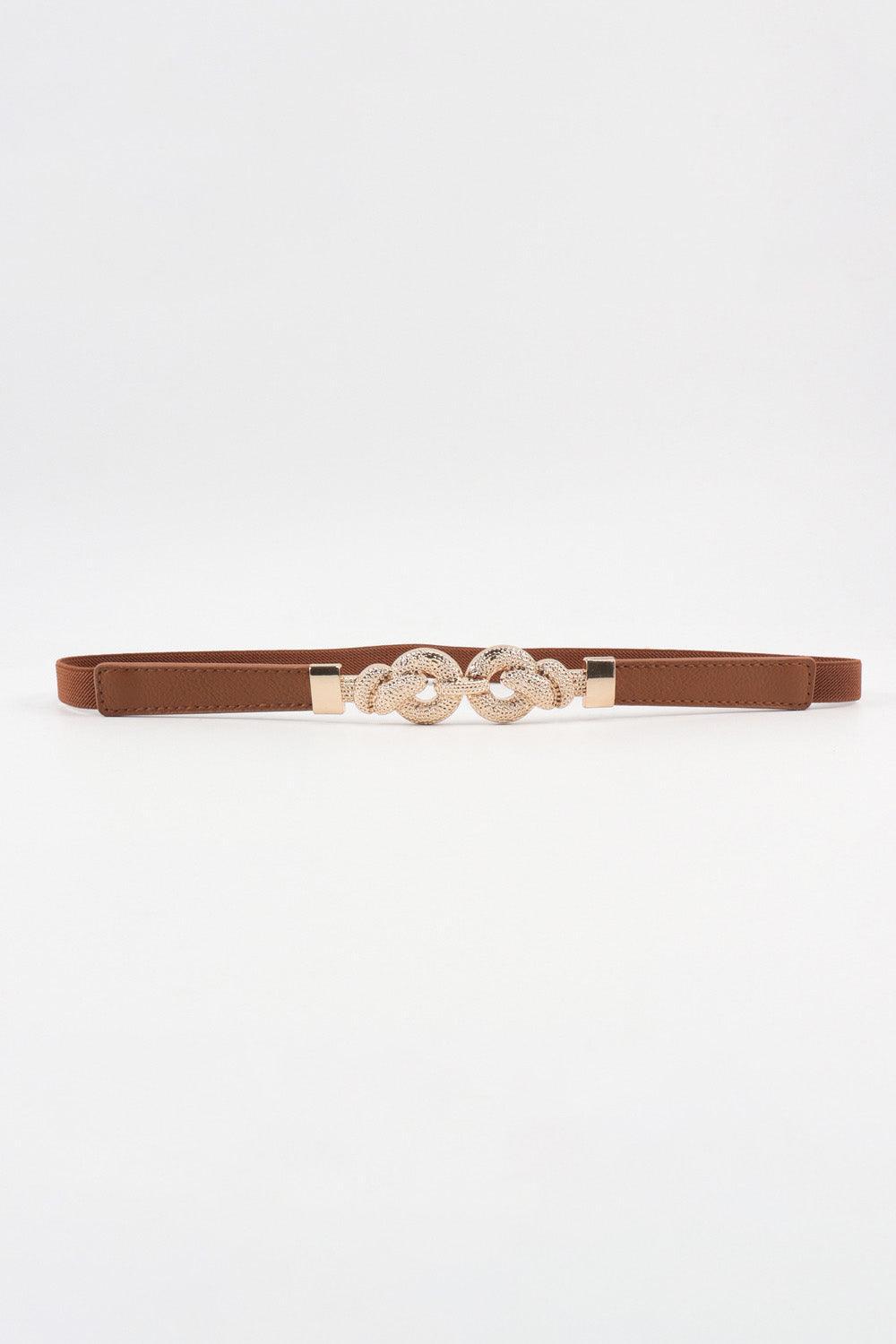 Zinc Alloy Buckle PU Leather Belt - 808Lush