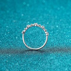 Moissanite 925 Sterling Silver Ring - 808Lush