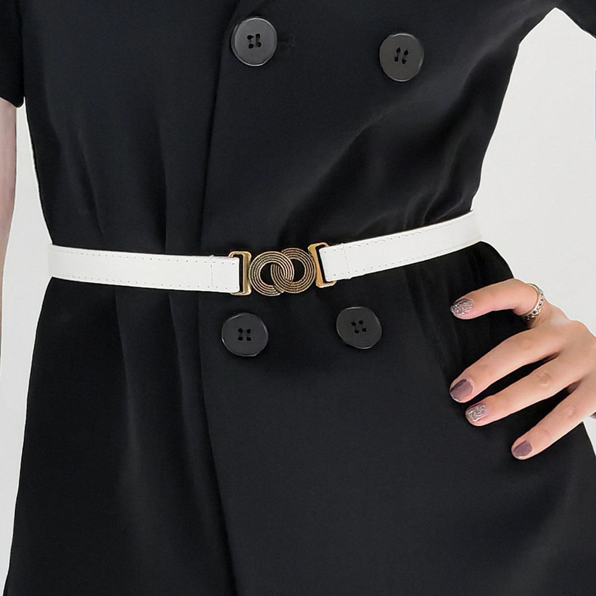 Alloy Buckle PU Belt - 808Lush