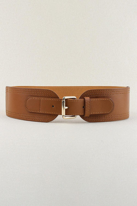 Elastic Wide PU Belt - 808Lush